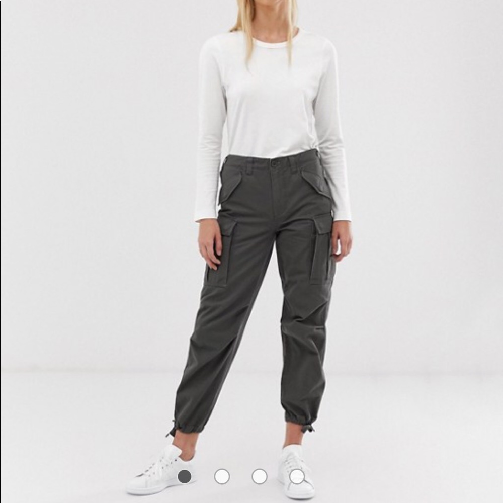 ASOS Gray Cargo Pants